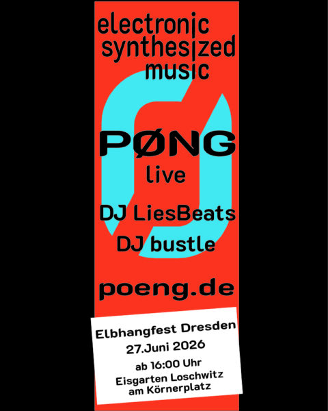 Konzer PØNG zum Elbhangfest Dresden
