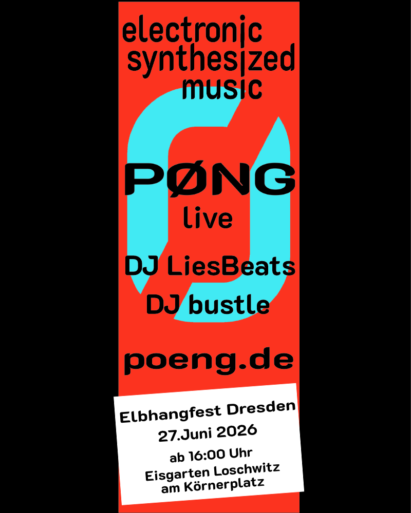 Konzer PØNG zum Elbhangfest Dresden